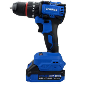 دریل پیچ گوشتی چکشی شارژی براشلس 20V ویوارکس Vivarex 2010 مناسب سوراخکاری و پیچکاری