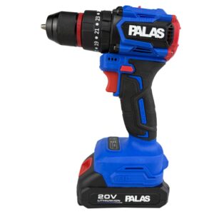 دریل شارژی چکشی براشلس 20V پالاس P2420 مناسب تعمیرات خانگی و پروژه‌های کارگاهی