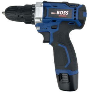 قیمت دریل شارژی دو باتری نیم تنه فلزی باس 1801 BOSS