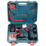 کیت دریل شارژی 12 ولت دو باتری رونیکس مدل RS-8613