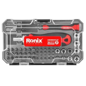 مجموعه ست 55 عددی بیت و بکس رونیکس RH 2717 Ronix مجموعه‌ای کاربردی برای تعمیرات دقیق